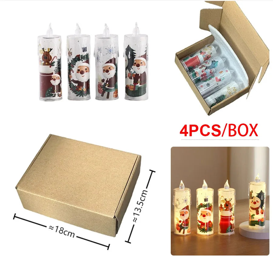 Flameless LED Votive Candles – 4–6pcs Set