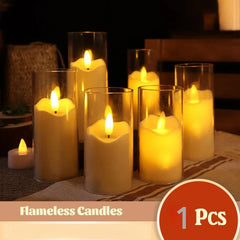 LED Flameless Flickering Candle