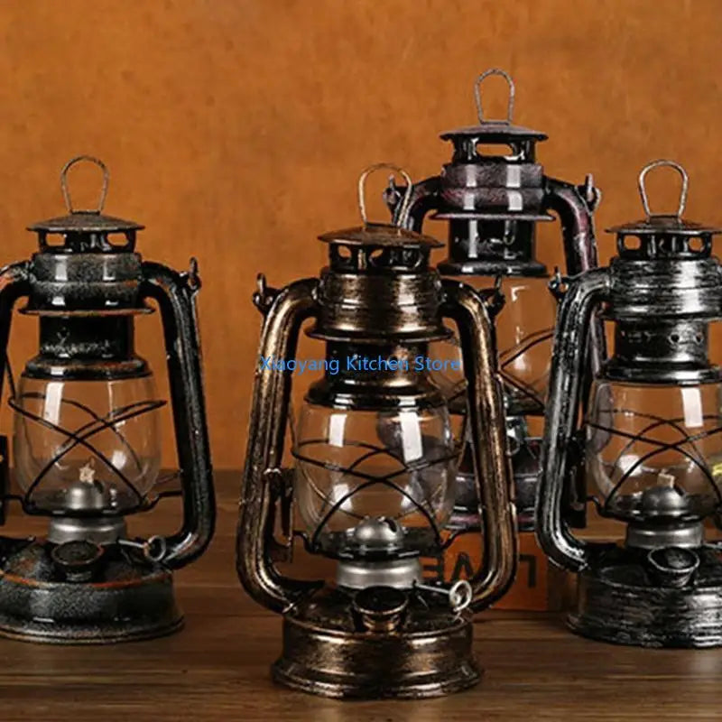 Vintage Metal Oil Lantern