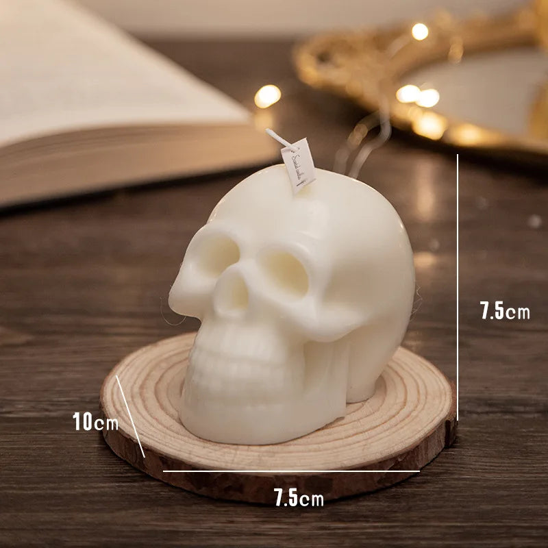 Halloween Skull Tuoksukynttilä - Käsintehdyt aromikynttilät kodin sisustamiseen