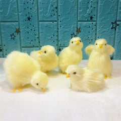 Fluffy Easter Chick Decoration – Cute & Festive Spring Ornament - candletown.net