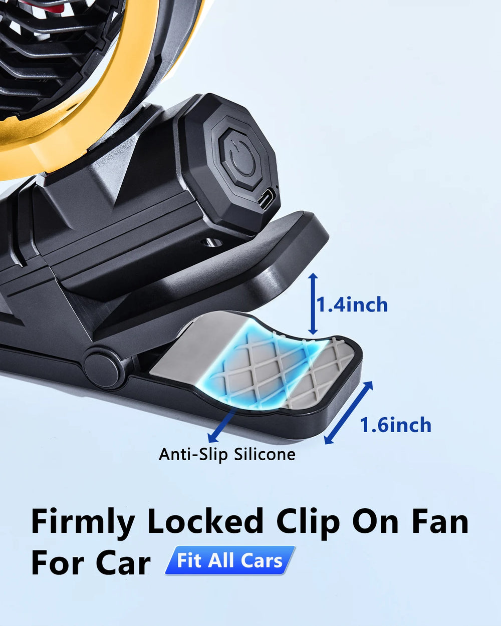 Portable Clip-On Fan for Stroller, Desk & Car - candletown.net