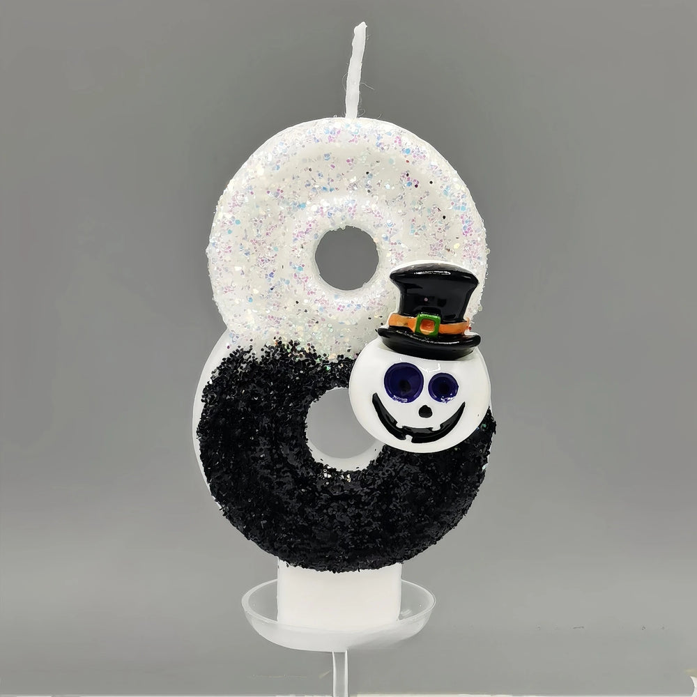 Halloween Pumpkin Number Candles – Spooky Birthday Party Decoration - candletown.net