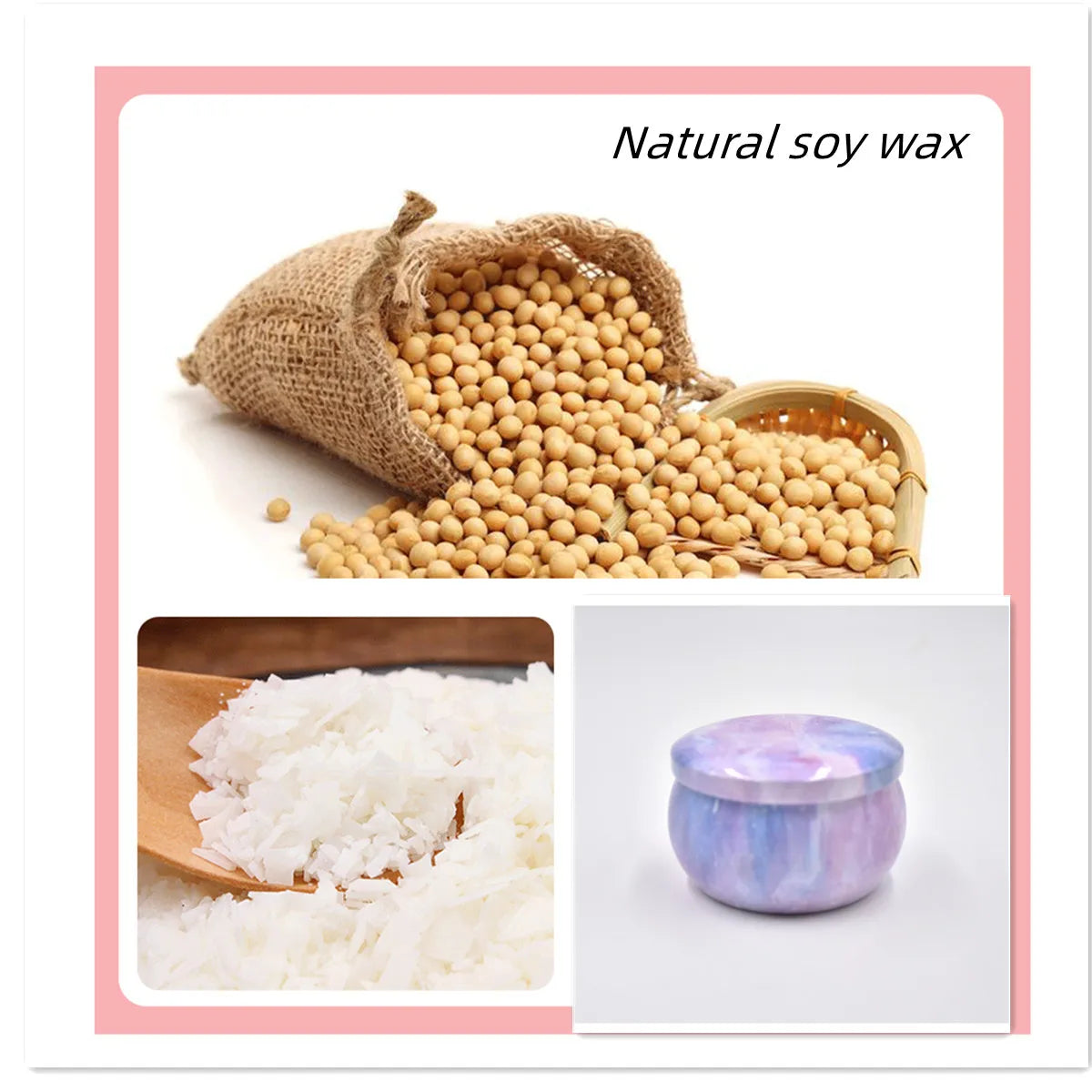 4oz (1,18 dl) Candle Tins – Set of 12