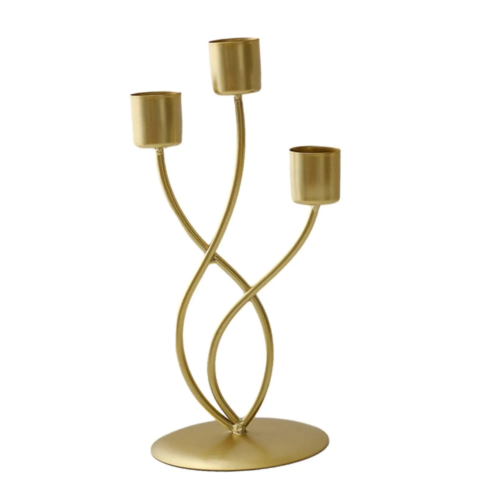 Elegant Metal Candle Holder – Vintage Iron Candelabra