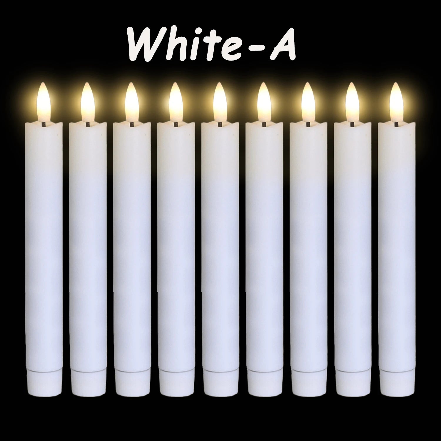 Flameless LED Taper Candles (12–300PCS)