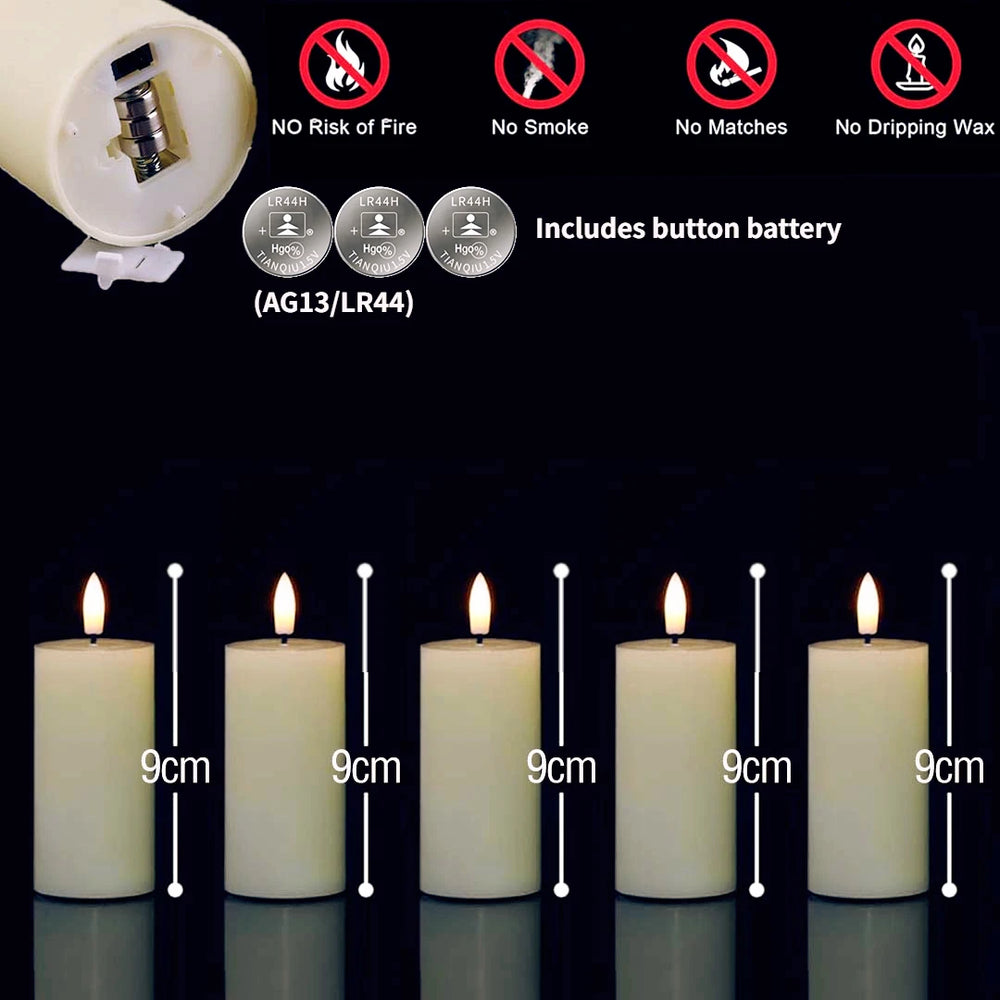 Flameless LED Candles Bulk Set - candletown.net