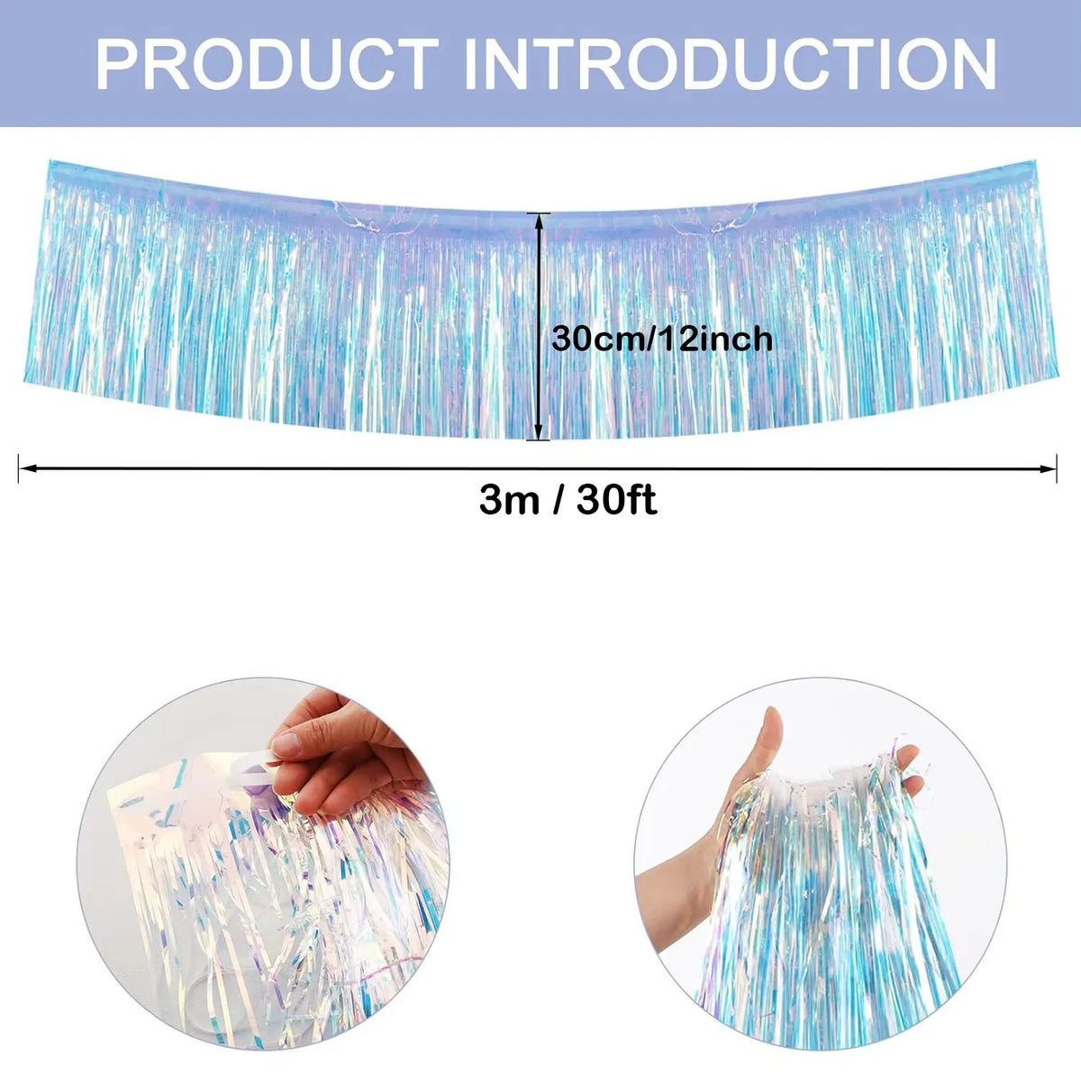 Iridescent 3D Christmas Ornament – Star, Ball, Garland or Snowflake