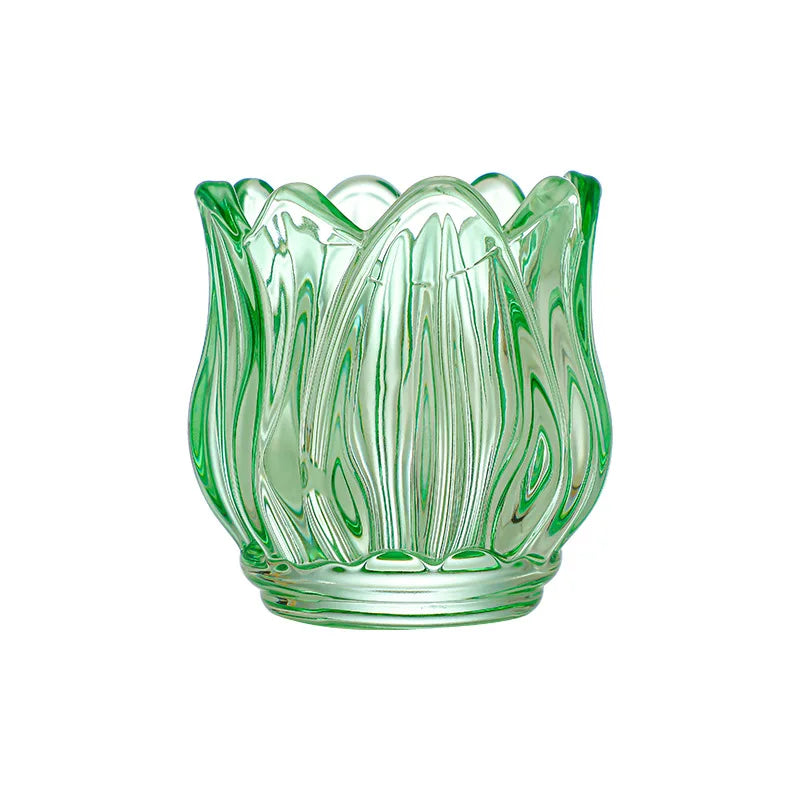 Glass Tulip Candle Holder - candletown.net