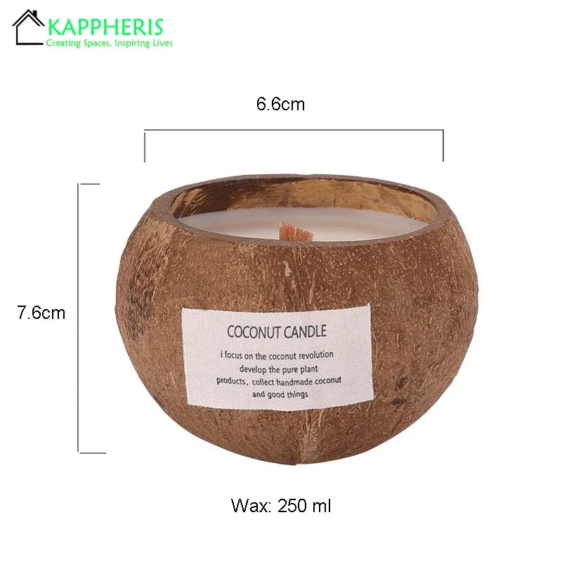 Eco-Friendly Soy Wax Aromatherapy Candle with Wooden Wick