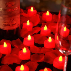9pcs Heart-Shaped Scented Tea Light Candles - candletown.net