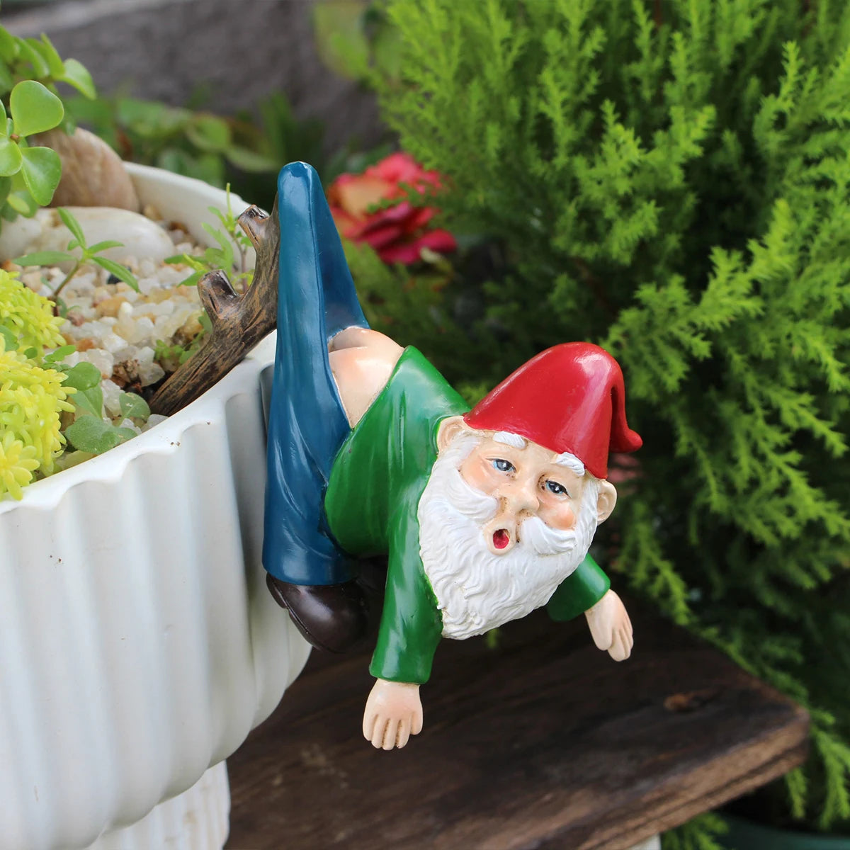 Funny Hanging Garden Gnome Pants Ornament