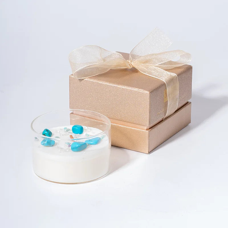 Natural Crystal Aromatherapy Soy Candle - candletown.net