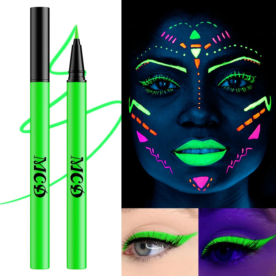 UV Neon Face & Body Paint Pen – 8 Fluorescent Colors