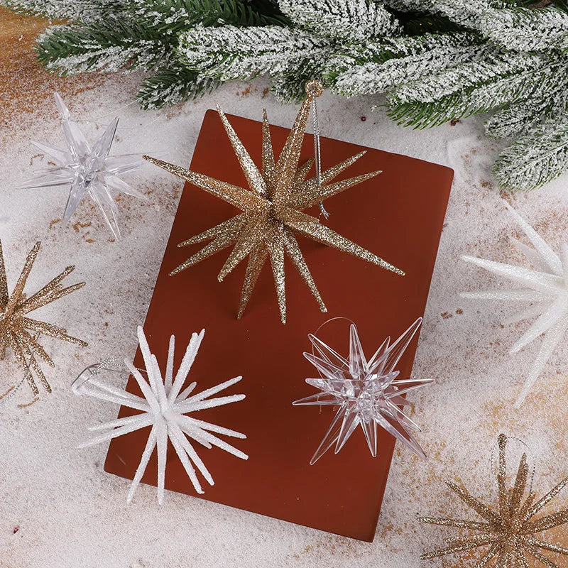 Gold Exploding Star Hanging Ornament