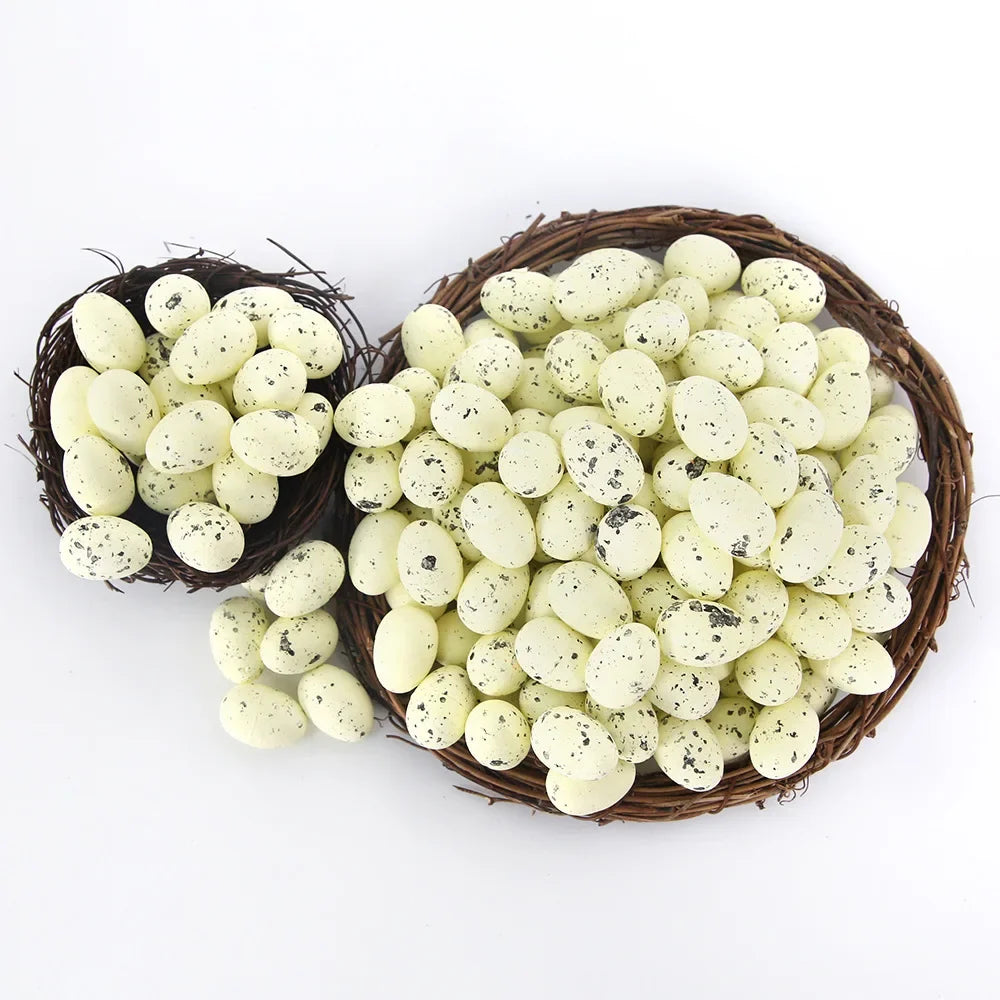 100PCS Colorful Foam Easter Eggs – Perfect for Crafts & Party Decor - candletown.net