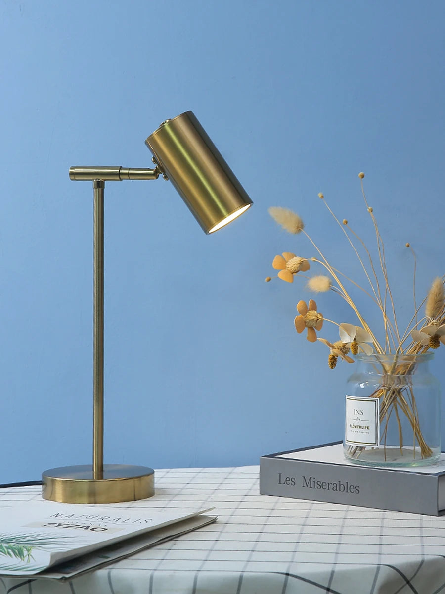 Modern Golden Table Lamp – Nordic Design - candletown.net