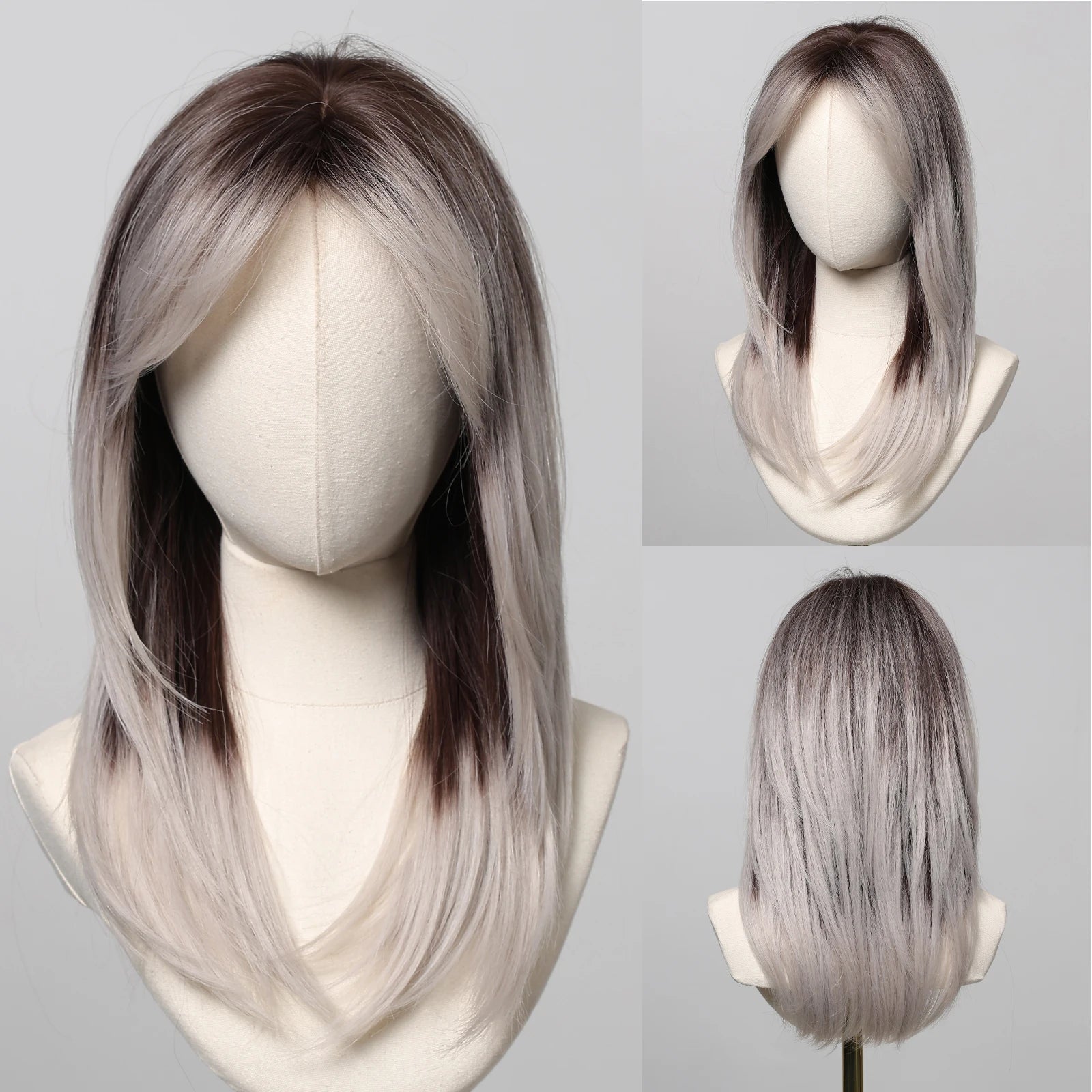 Curly Wig with Bangs – Heat-Resistant Cosplay & Party Wig