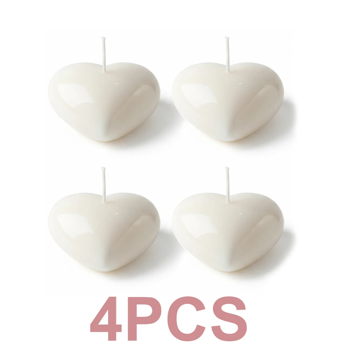 Heart Shaped Scented Candles – Valentine’s Day Set