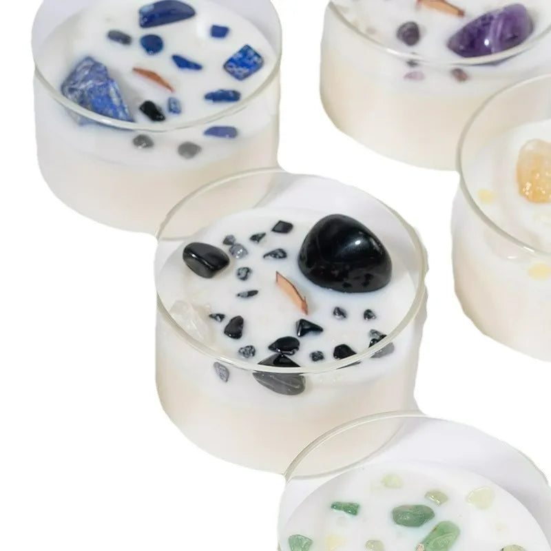 Luonnonkristalli Aromaterapiakynttilä