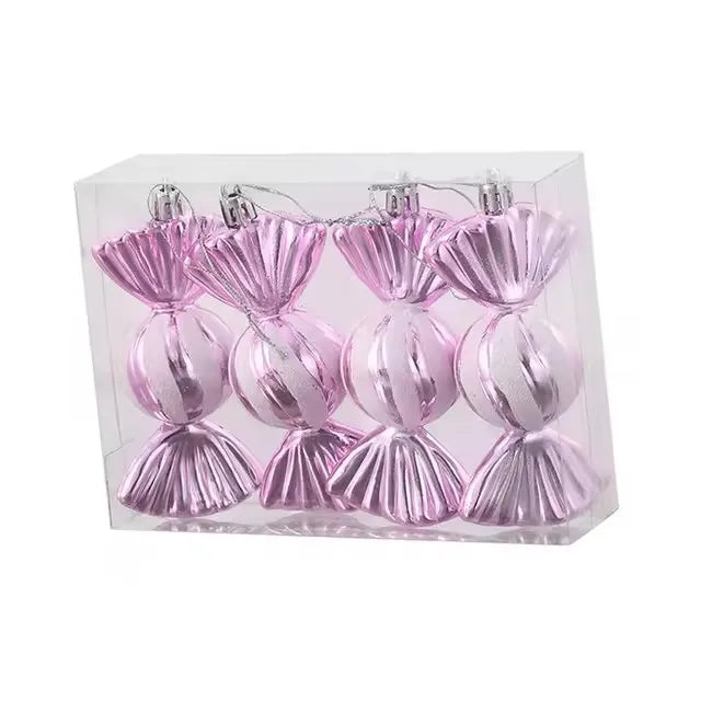 Christmas Candy Hanging Ornaments – 4 PCS Set