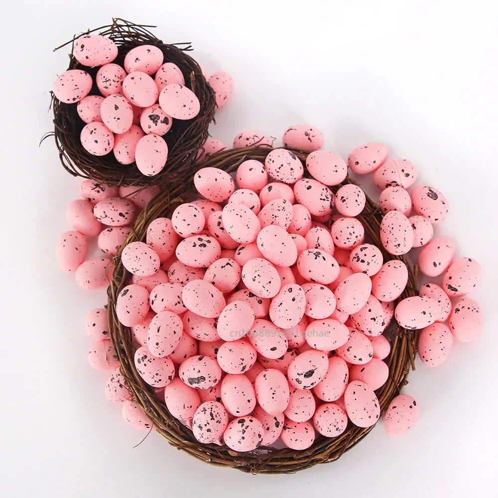 100PCS Colorful Foam Easter Eggs – Perfect for Crafts & Party Decor - candletown.net