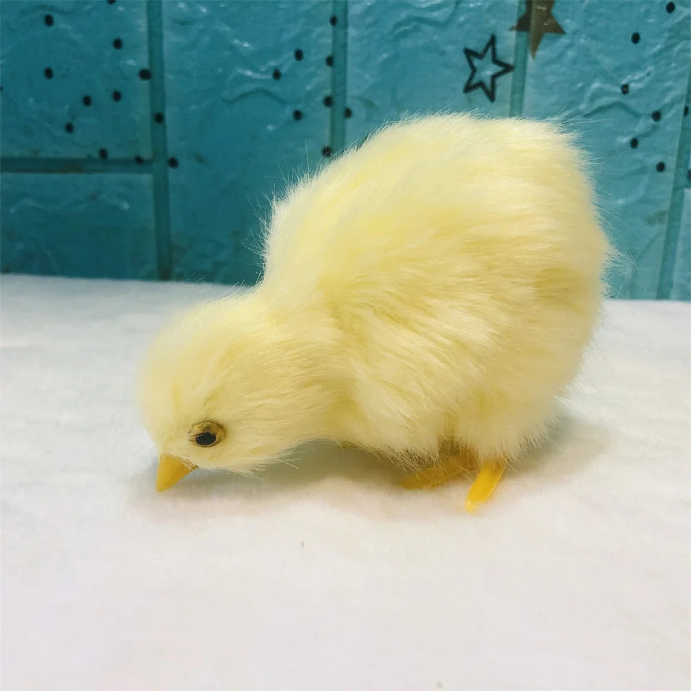 Fluffy Easter Chick Decoration – Cute & Festive Spring Ornament - candletown.net