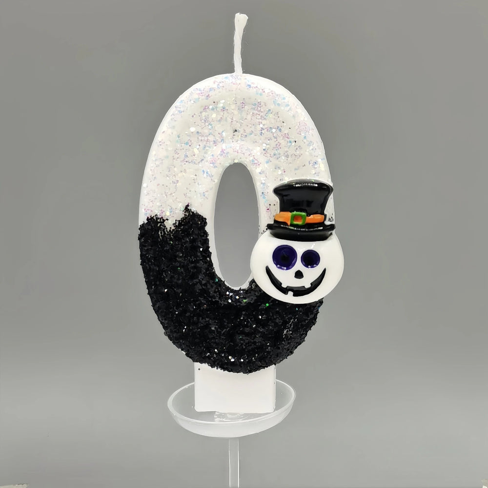 Halloween Pumpkin Number Candles – Spooky Birthday Party Decoration - candletown.net