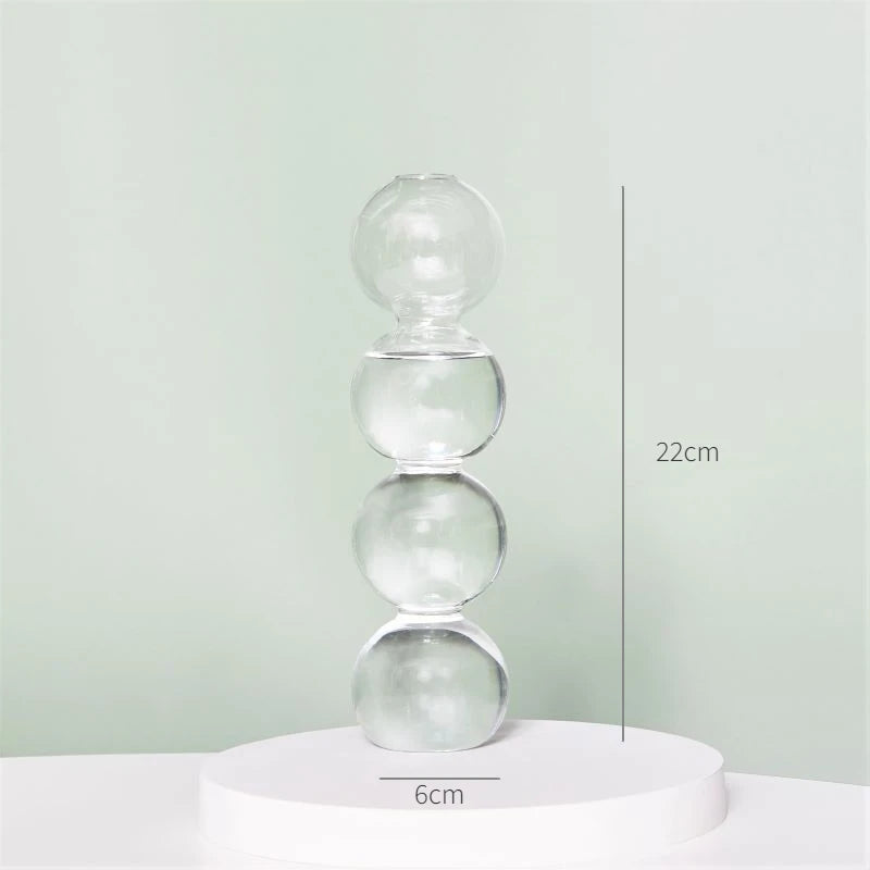 Modern Glass Candle Holder – Nordic Clear Design