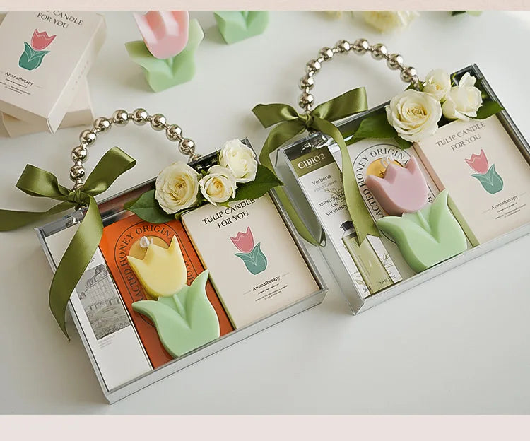 Handmade Tulip Soy Wax Candle - candletown.net