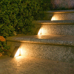 8 kpl Aurinkokenno LED-Porrasvalot