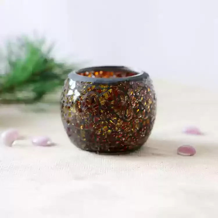 Moroccan Mosaic Glass Candlestick – Votive Candle Holder - candletown.net