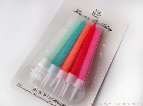 Slim Metallic Birthday Candles – Elegant Cake Topper - candletown.net