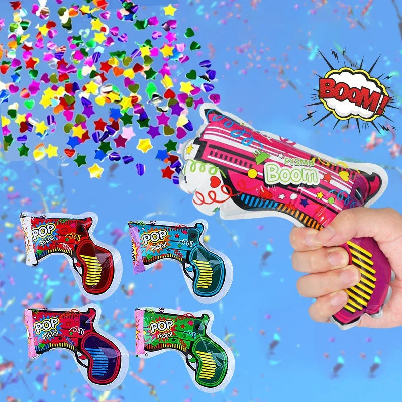 Handheld Confetti Poppers – Party Celebration Set (10 pcs) - candletown.net
