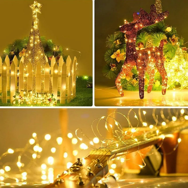 LED Fairy Lights Battery Powered Garland Lights - candletown.net