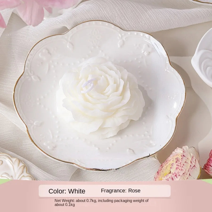 Peony Flower Aromatherapy Candle - candletown.net