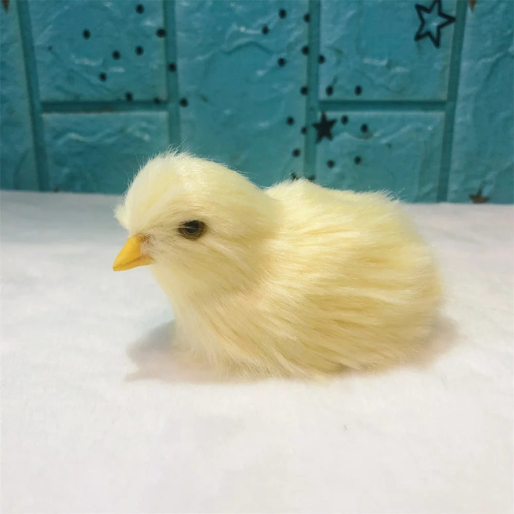 Fluffy Easter Chick Decoration – Cute & Festive Spring Ornament - candletown.net