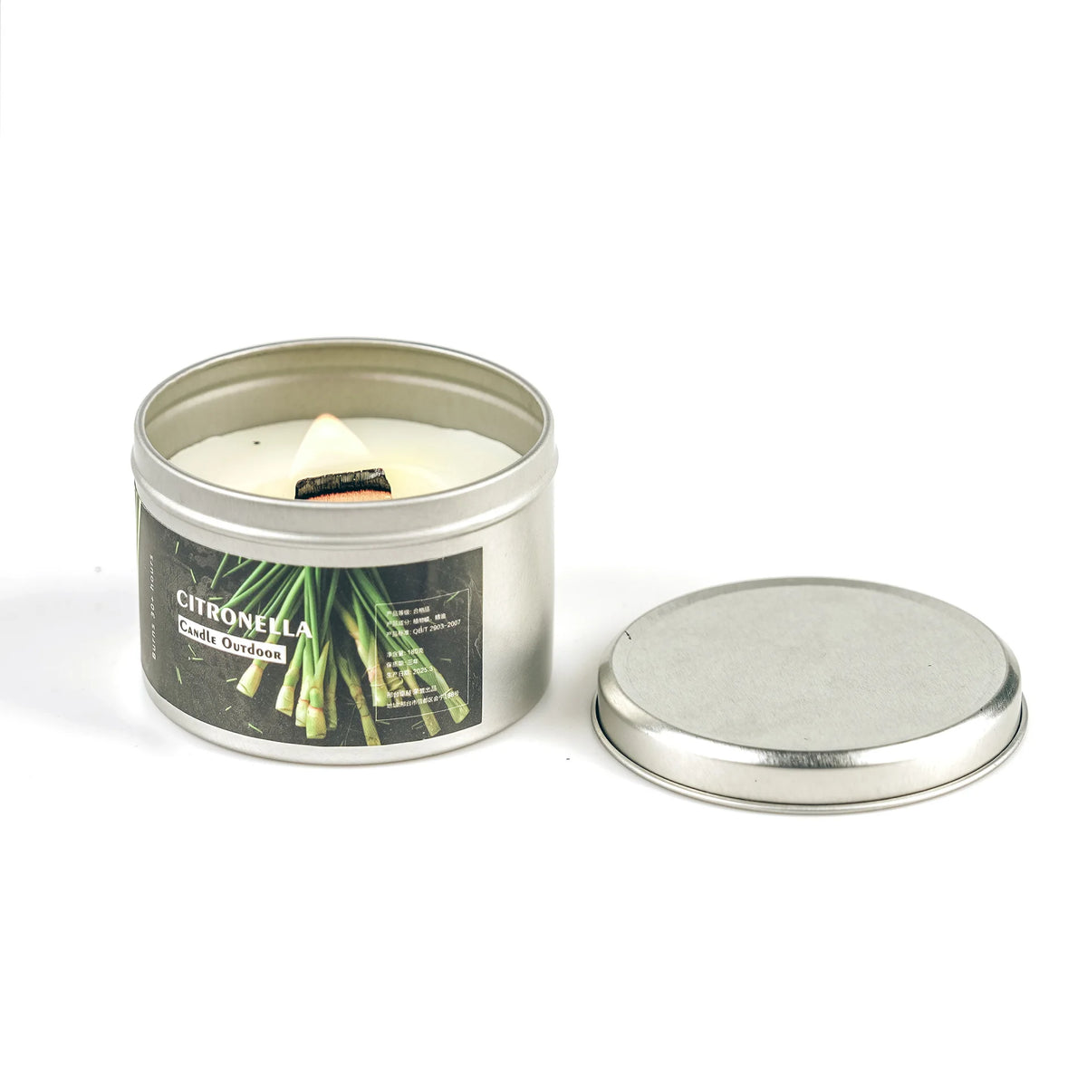 180g Citronella Candle – Natural Mosquito Repellent for Outdoors & Home