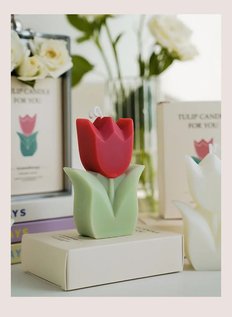 Handmade Tulip Soy Wax Candle - candletown.net