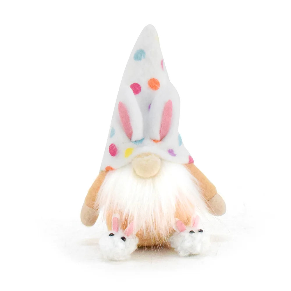 Easter Polka Dot Gnome – Faceless Spring Decoration - candletown.net