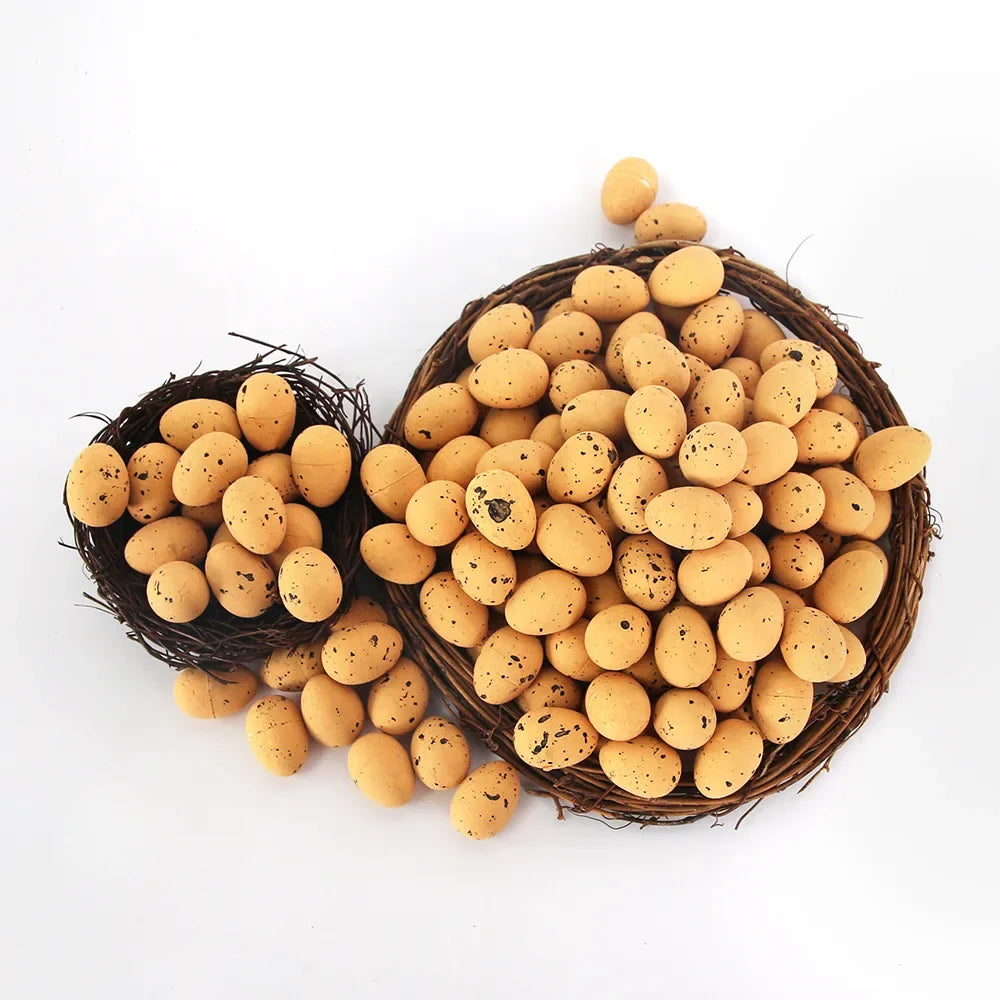 100PCS Colorful Foam Easter Eggs – Perfect for Crafts & Party Decor - candletown.net