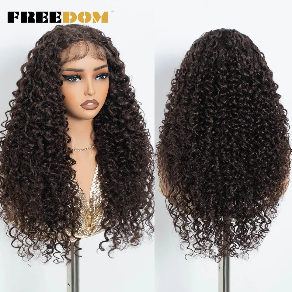 30 Inch (76 cm) Curly Lace Front Wig