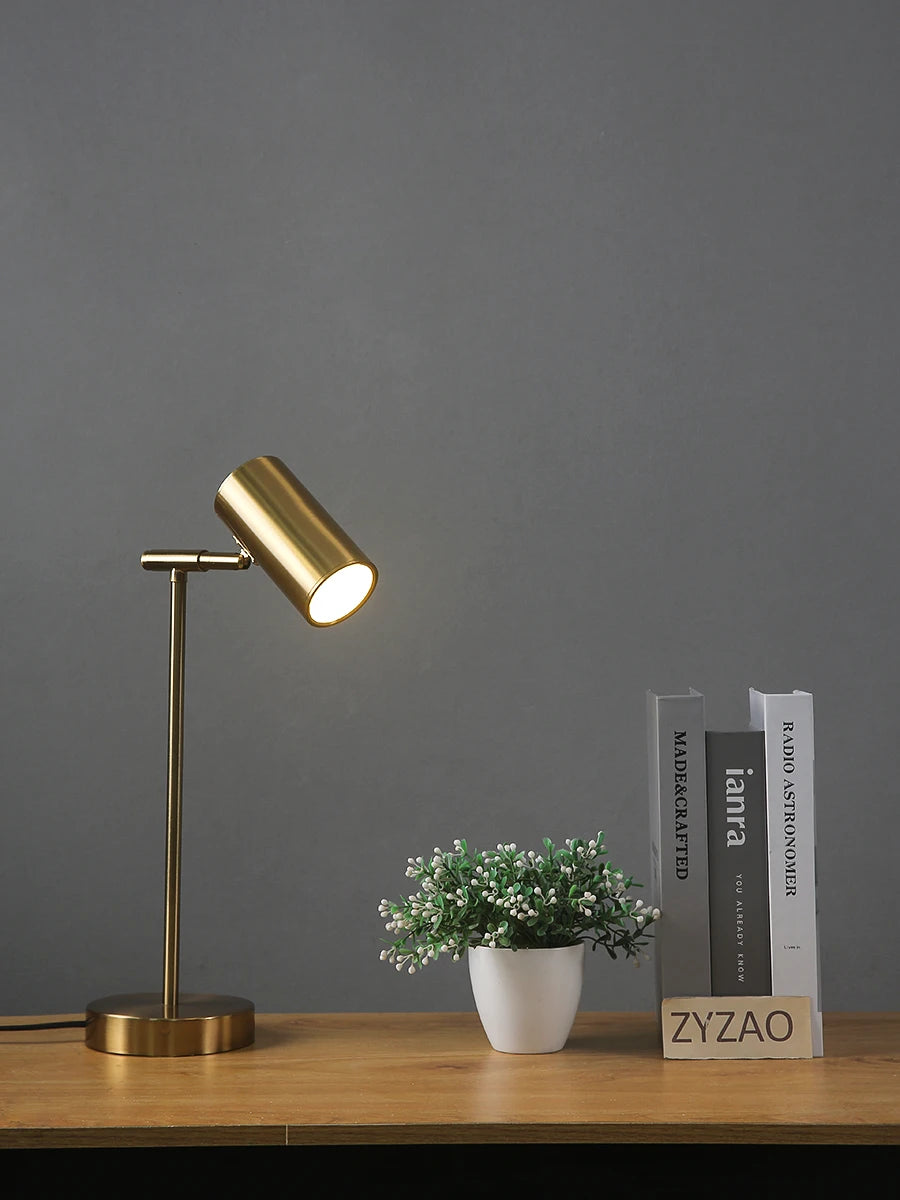 Modern Golden Table Lamp – Nordic Design - candletown.net
