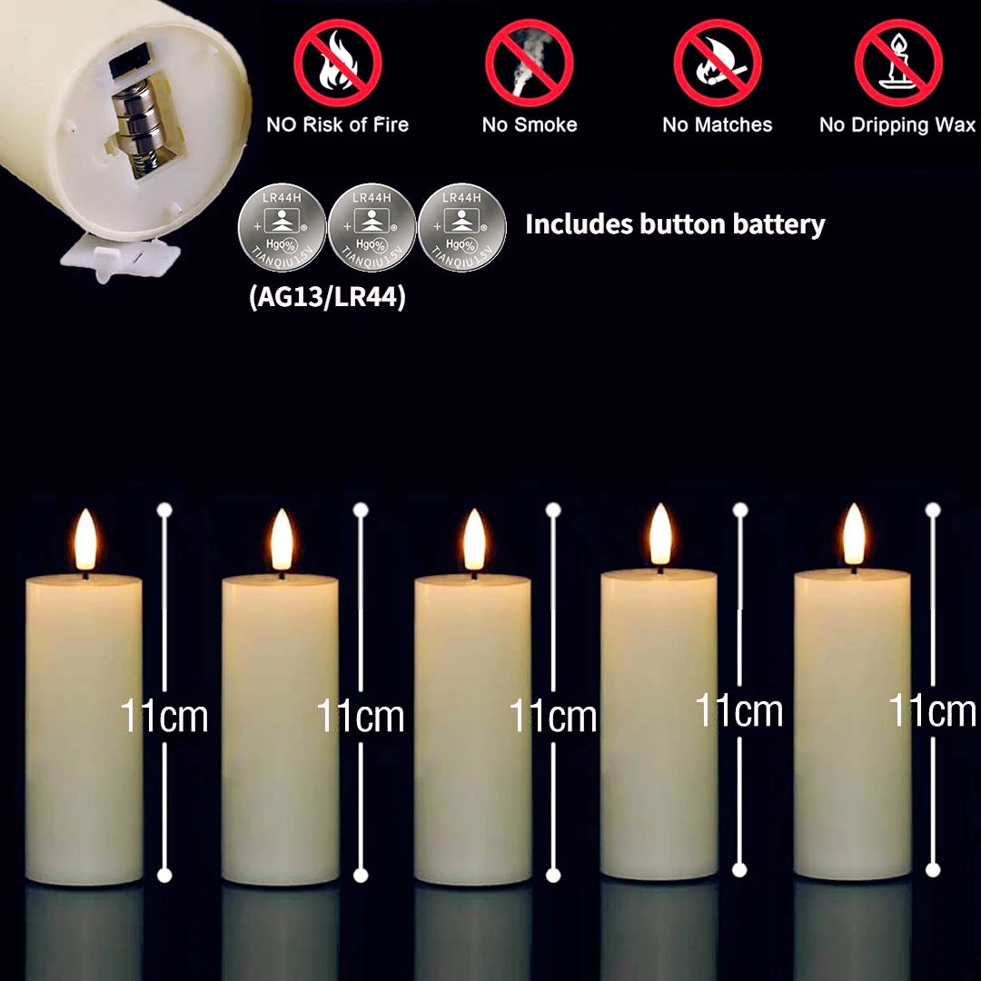Flameless LED Candles Bulk Set - candletown.net