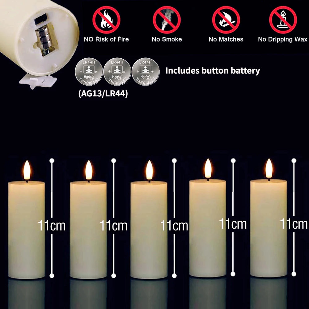 Flameless LED Candles Bulk Set - candletown.net