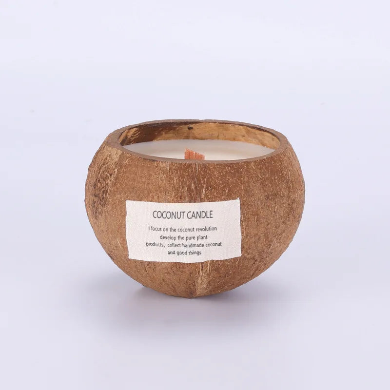 Eco-Friendly Soy Wax Aromatherapy Candle with Wooden Wick