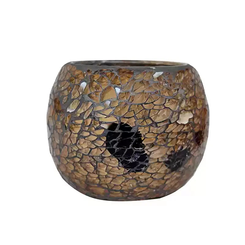 Moroccan Mosaic Glass Candlestick – Votive Candle Holder - candletown.net