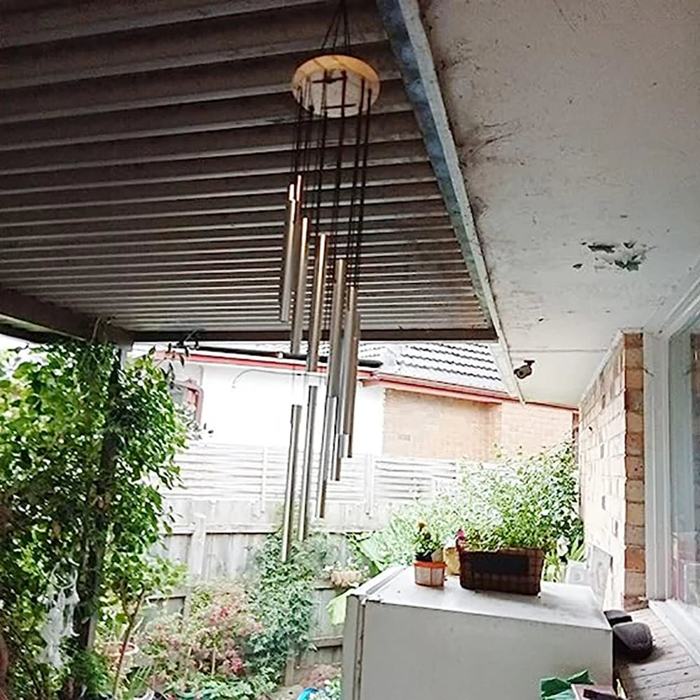 12-Tube Aluminum Wind Chime - candletown.net
