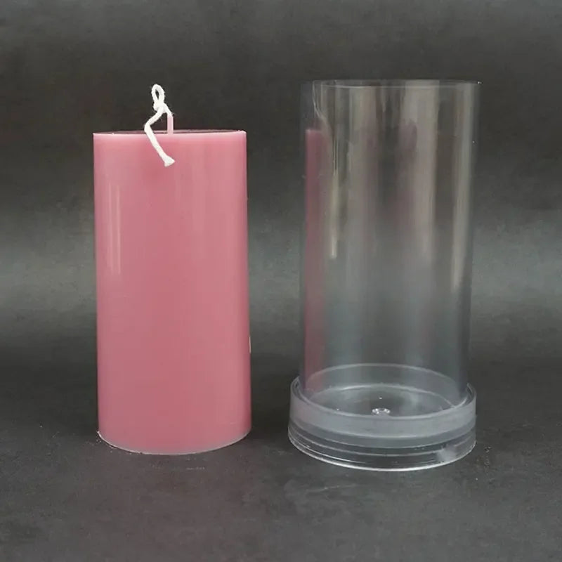 Large Cylindrical Candle Mold for DIY Pillar Candles