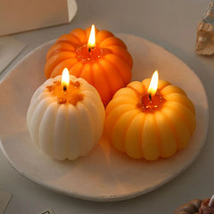 Pumpkin Shaped Candle – Halloween & Autumn Decorative Candle